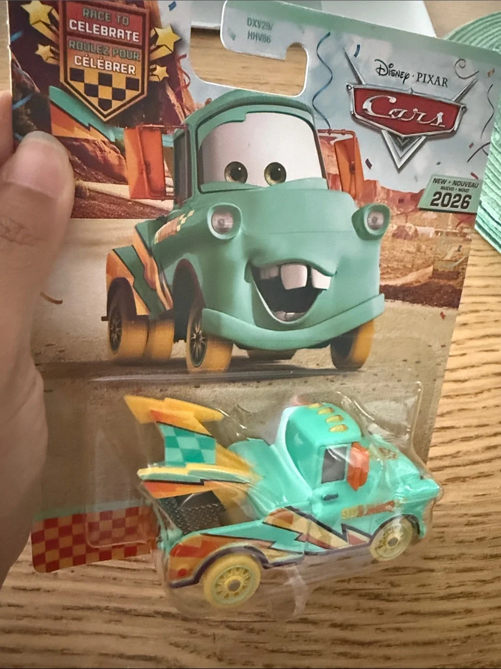Disney Pixar Cars Race to Celebrate Mater Diecast Car 2026